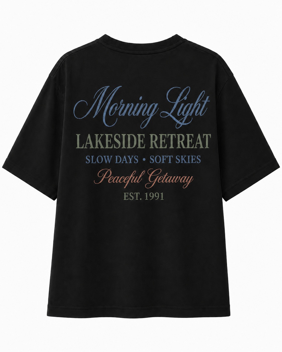 Quiet Water Evenings V-Neck Tee