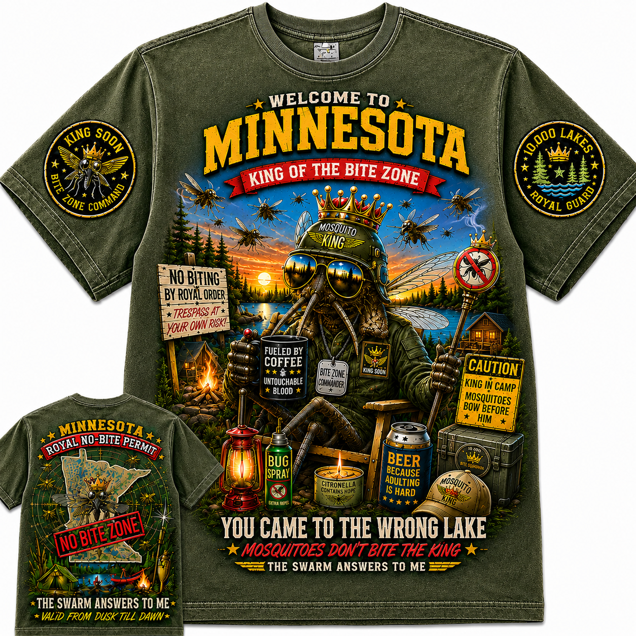 Minnesota Wrong Lake Mosquito T-Shirt