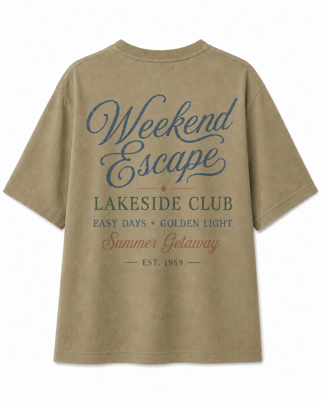 Weekend Escape Lake V-Neck Tee