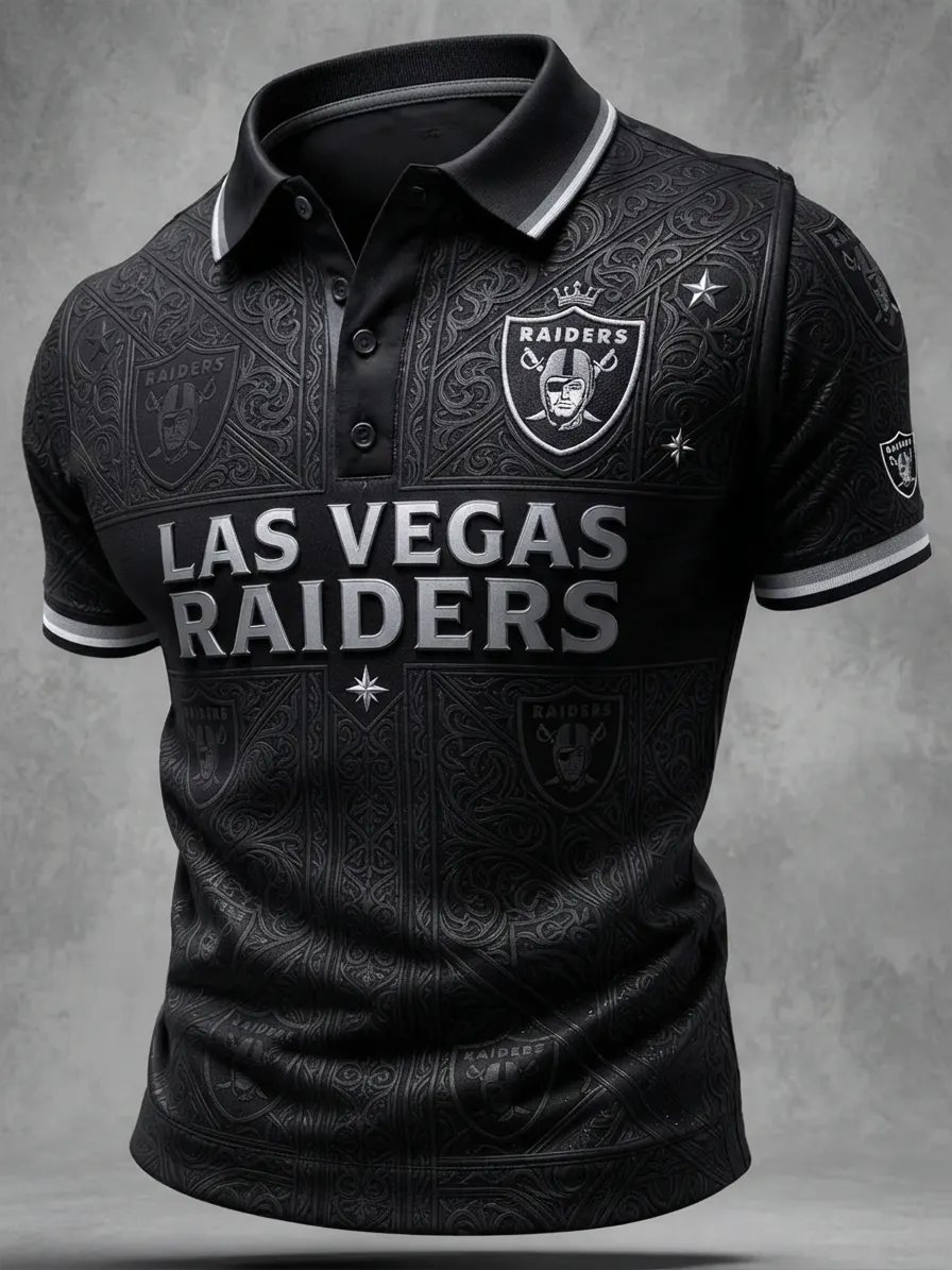 Men's Football Short-Sleeve Polo Shirt
