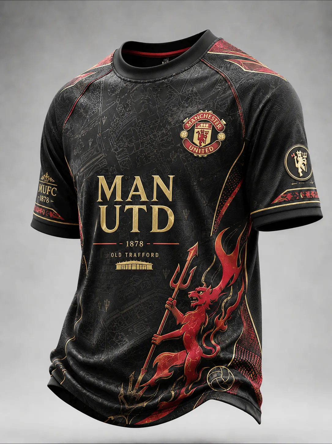 Men's Casual Football   Graphic Jersey