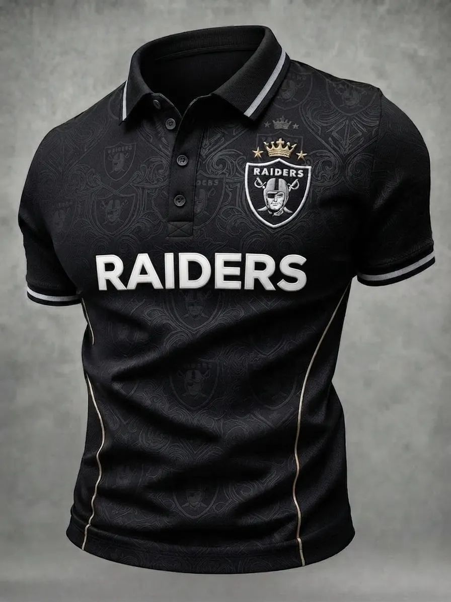 Men's Football Short-Sleeve Polo Shirt