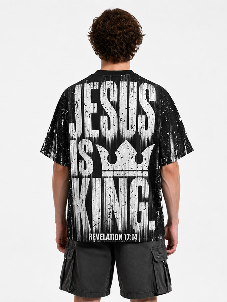 Crown Statement Eco Oversized Graphic Tees · GRS Certified