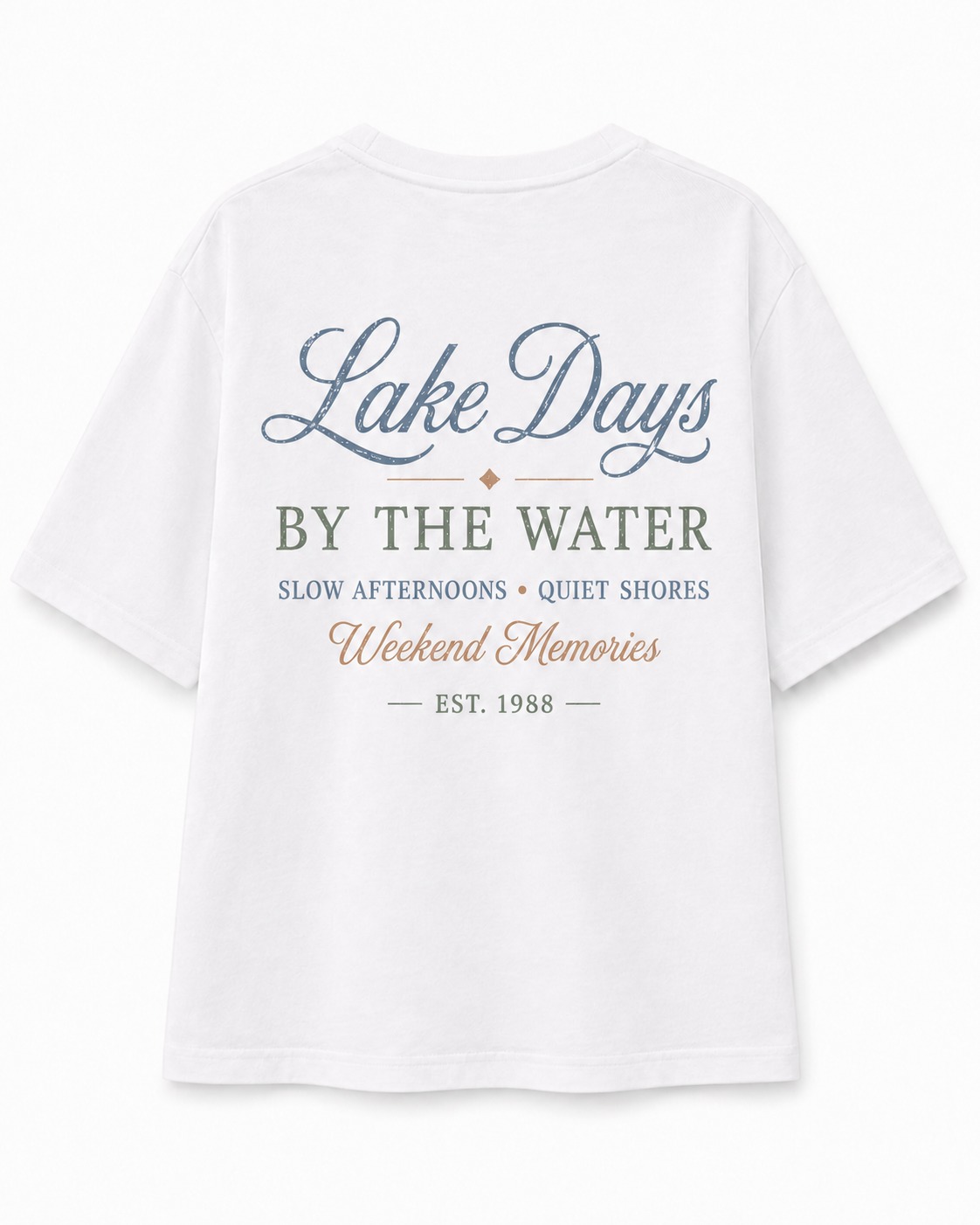 Lake Days By The Water V-Neck Tee
