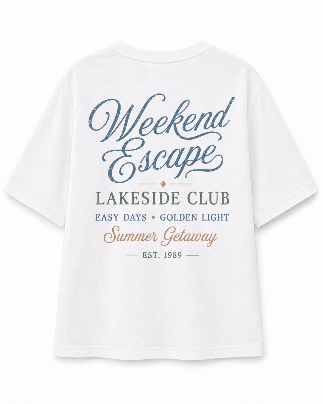 Weekend Escape Lake V-Neck Tee