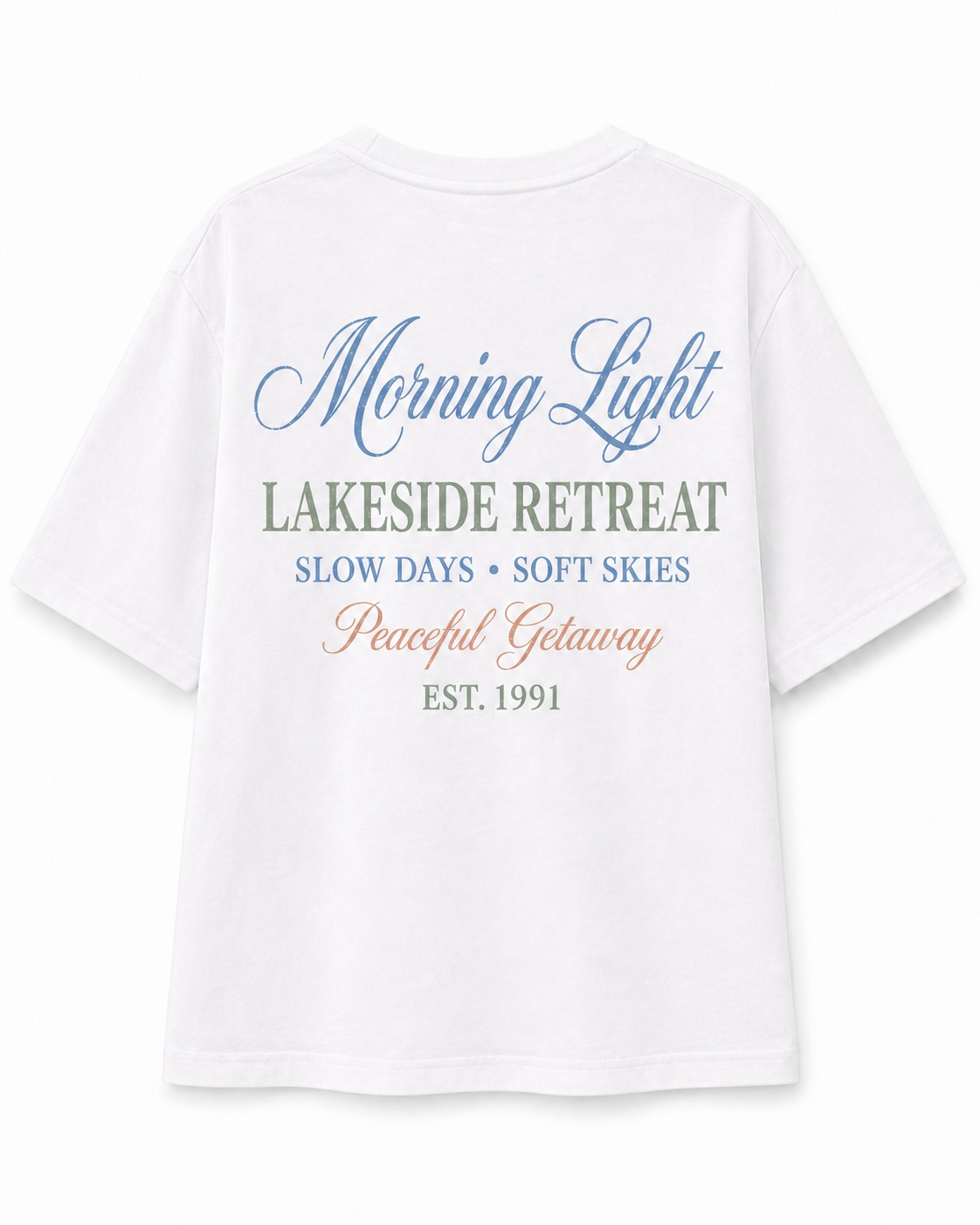 Quiet Water Evenings V-Neck Tee