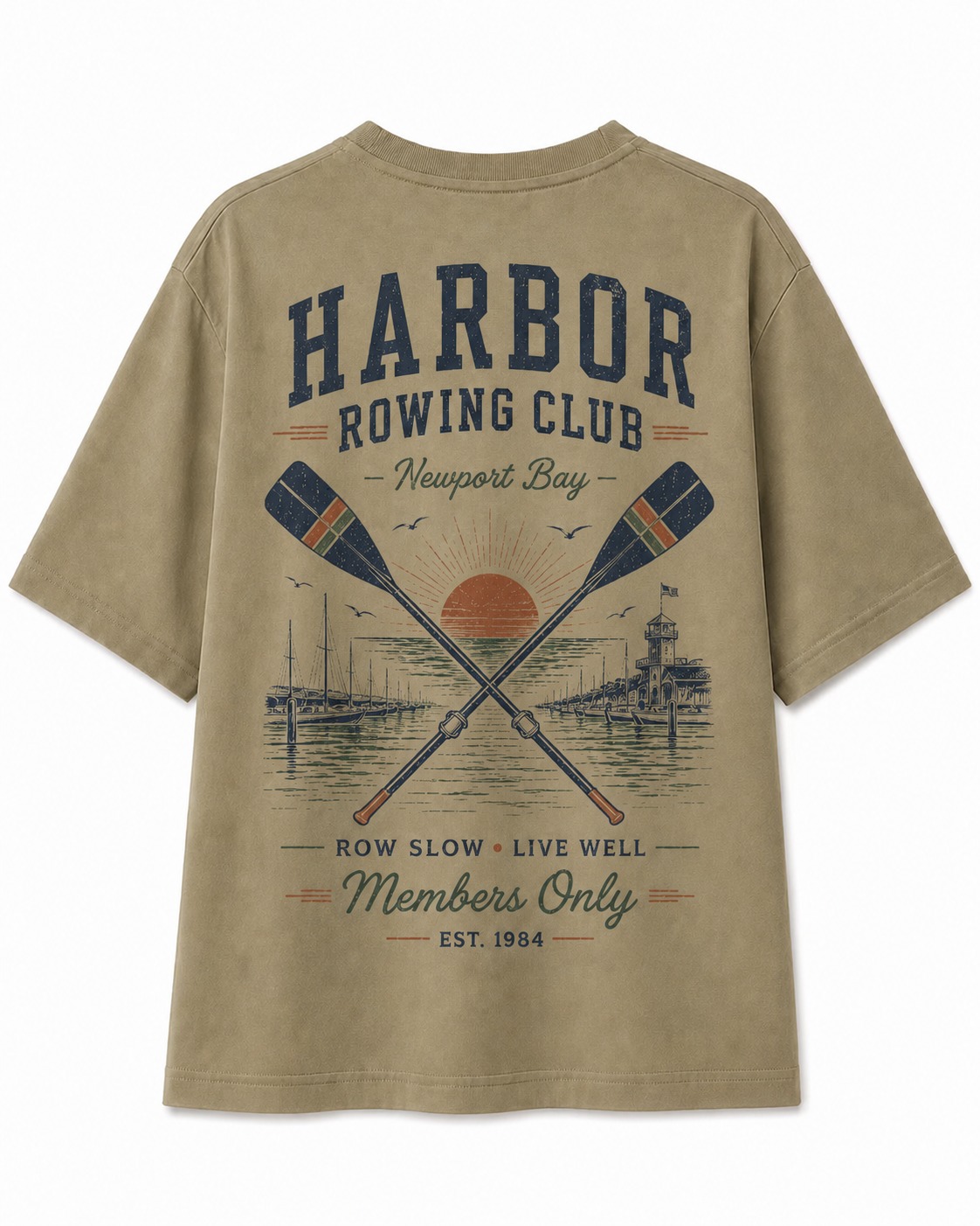 Harbor Rowing Club V-Neck Tee