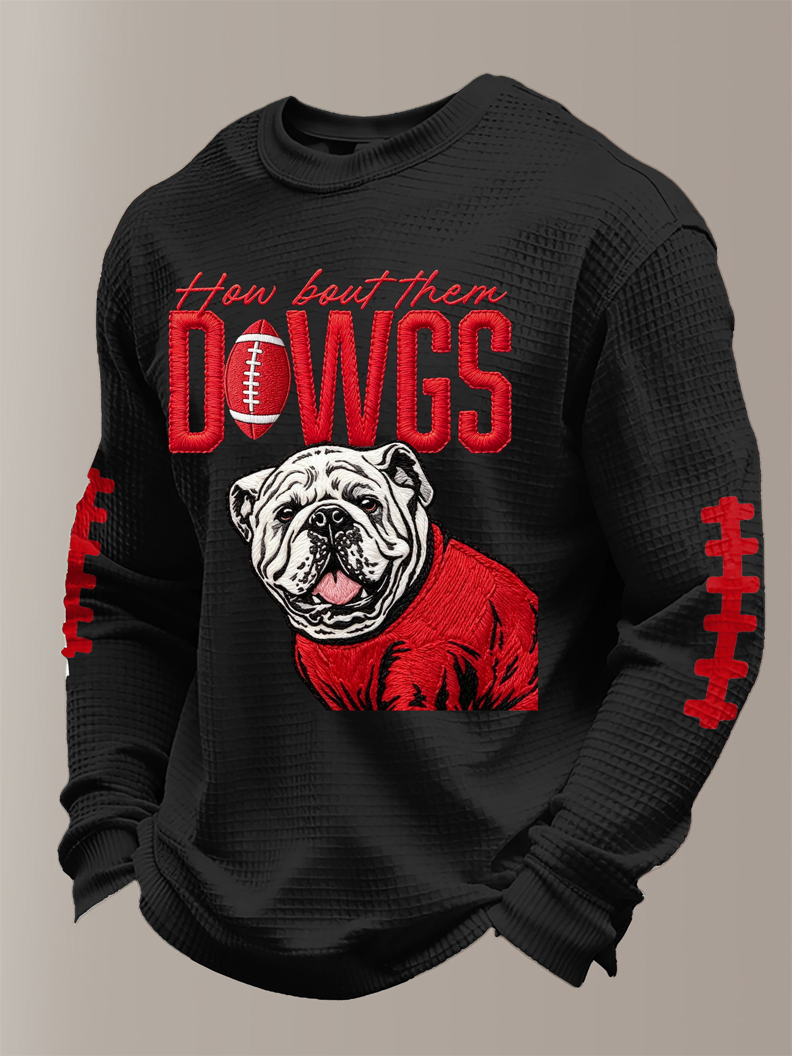 Men'S Rugby Printed Waffle T-Shirt