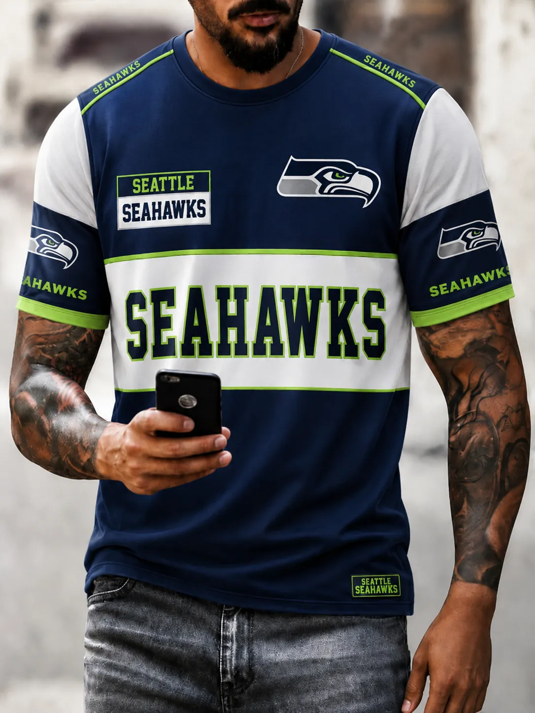 Men's Football     High-quality Fabric T-Shirt