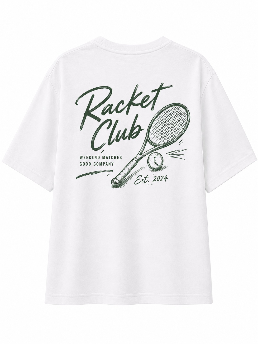 Racket Club Weekend V-Neck Tee