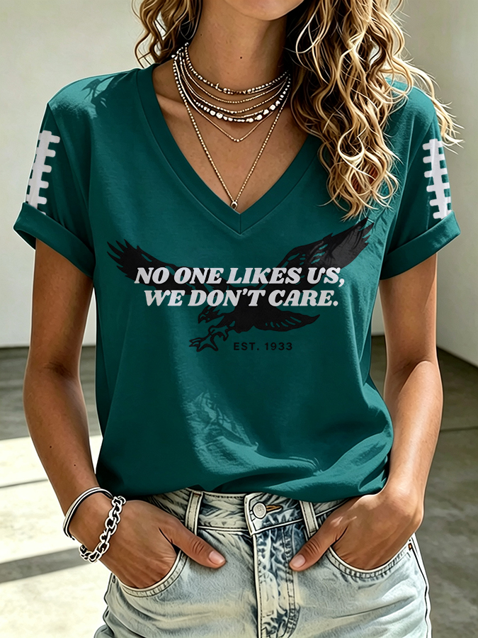 Women's Football Printed Casual Sweatshirt
