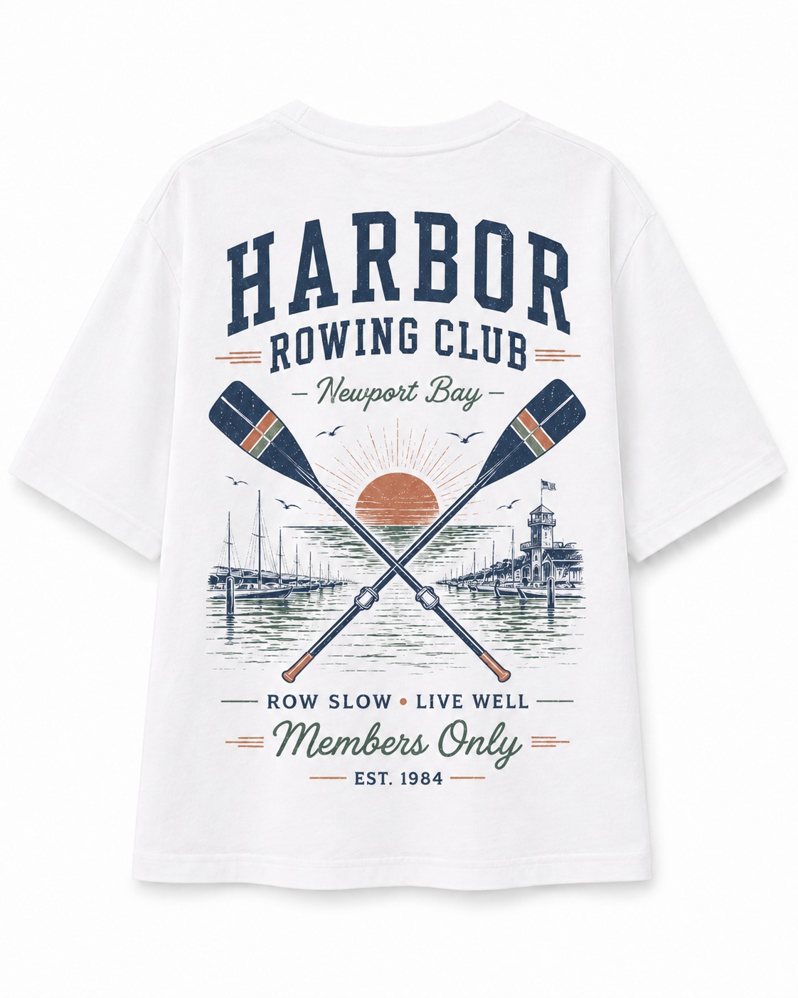 Harbor Rowing Club V-Neck Tee