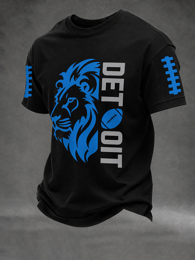 Men's Football Printed Short-Sleeve T-Shirt