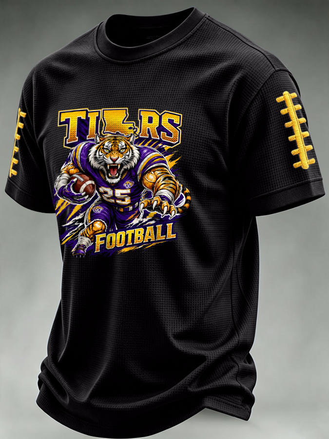 Men's Football Fan Waffle T-Shirt
