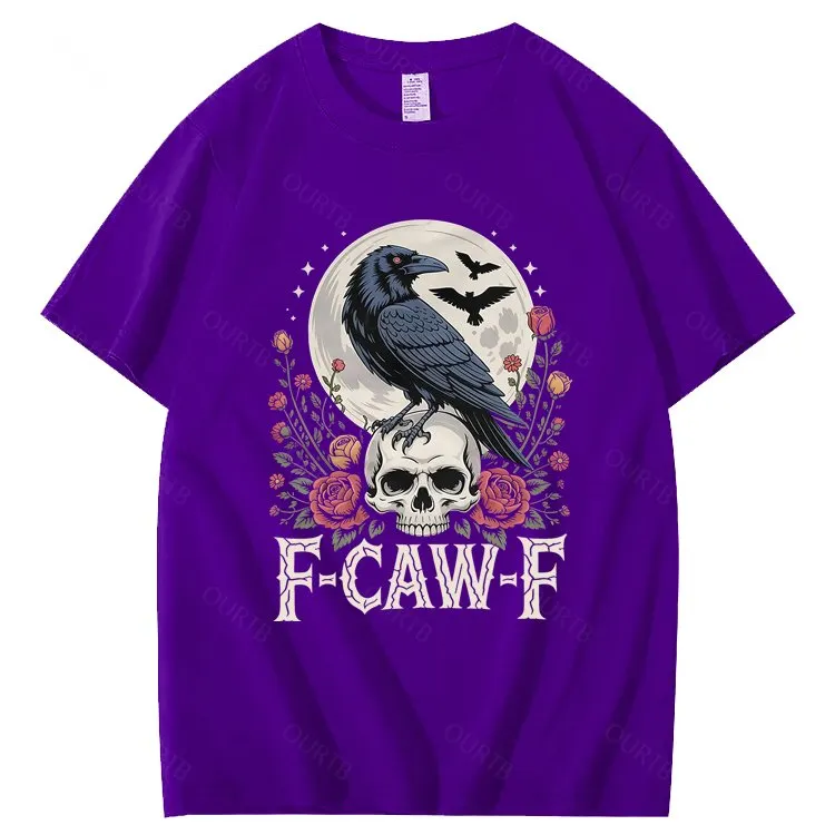 F-Caw-F Crow 100% Cotton T-Shirt
