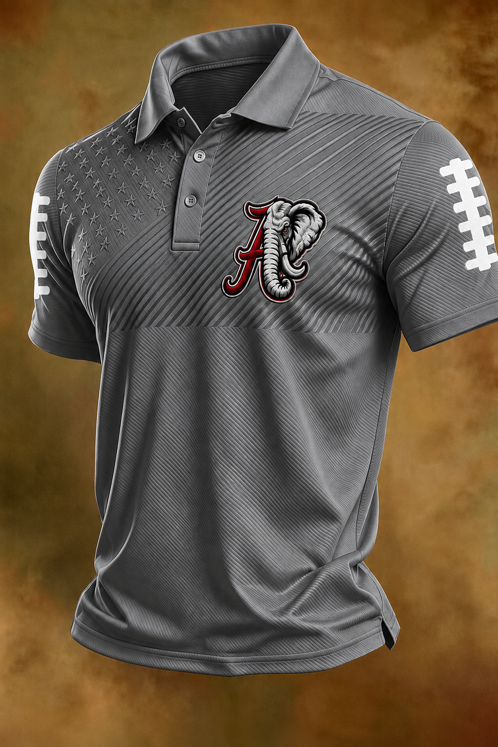 Men'S Retro Rugby Collar Polo T-Shirt