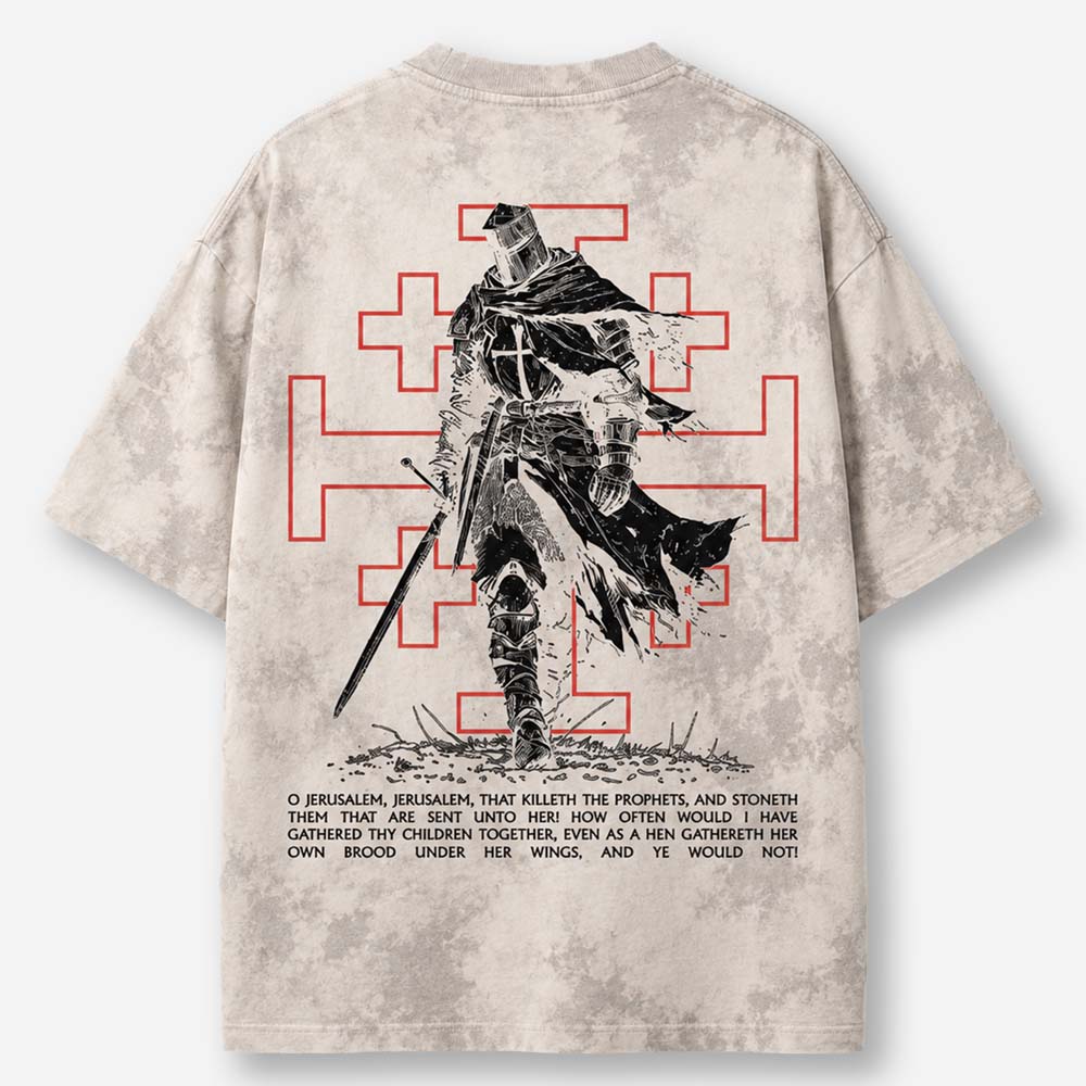 Red Knight Eco Oversized Graphic Tees · GRS Certified