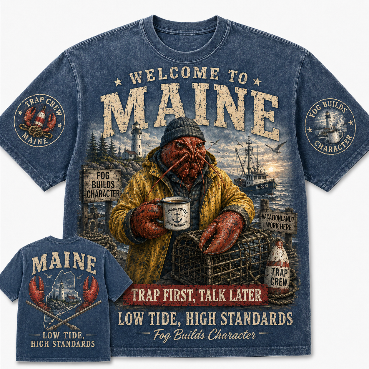 Maine Lobster Low Tide T-Shirt