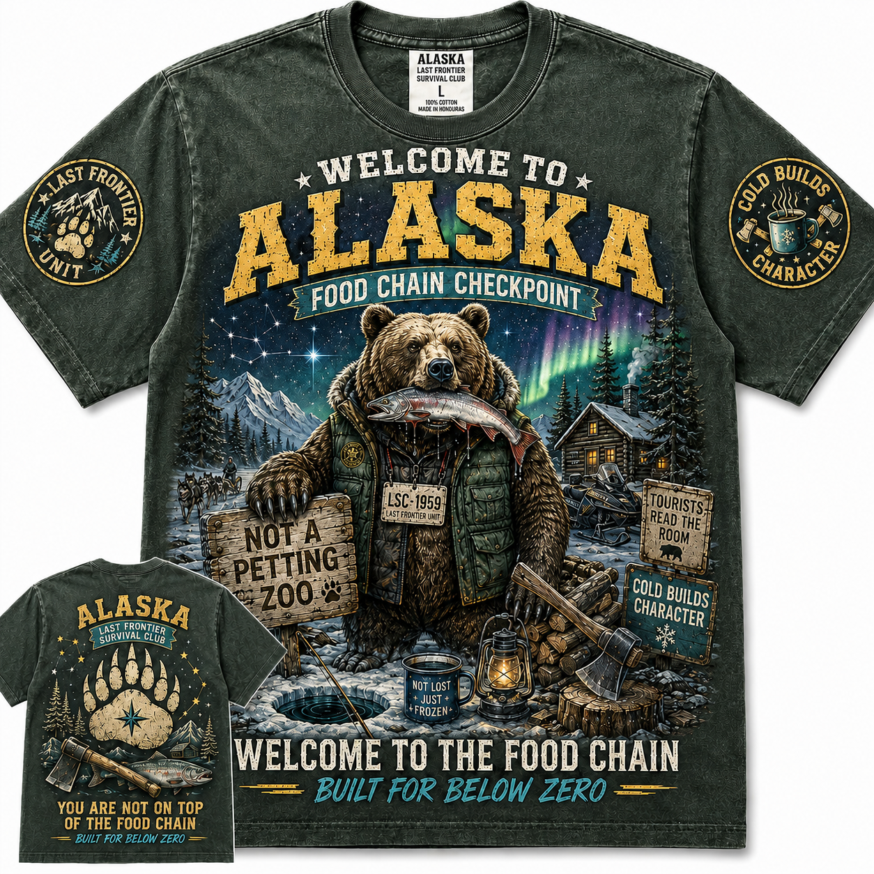 Alaska Food Chain Polar Bear T-Shirt