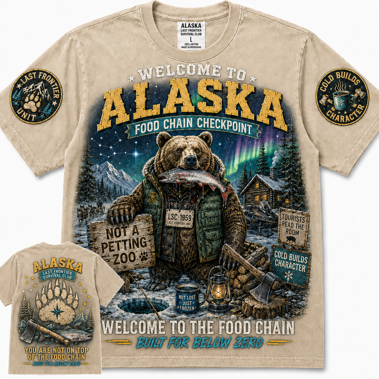 Alaska Food Chain Polar Bear T-Shirt