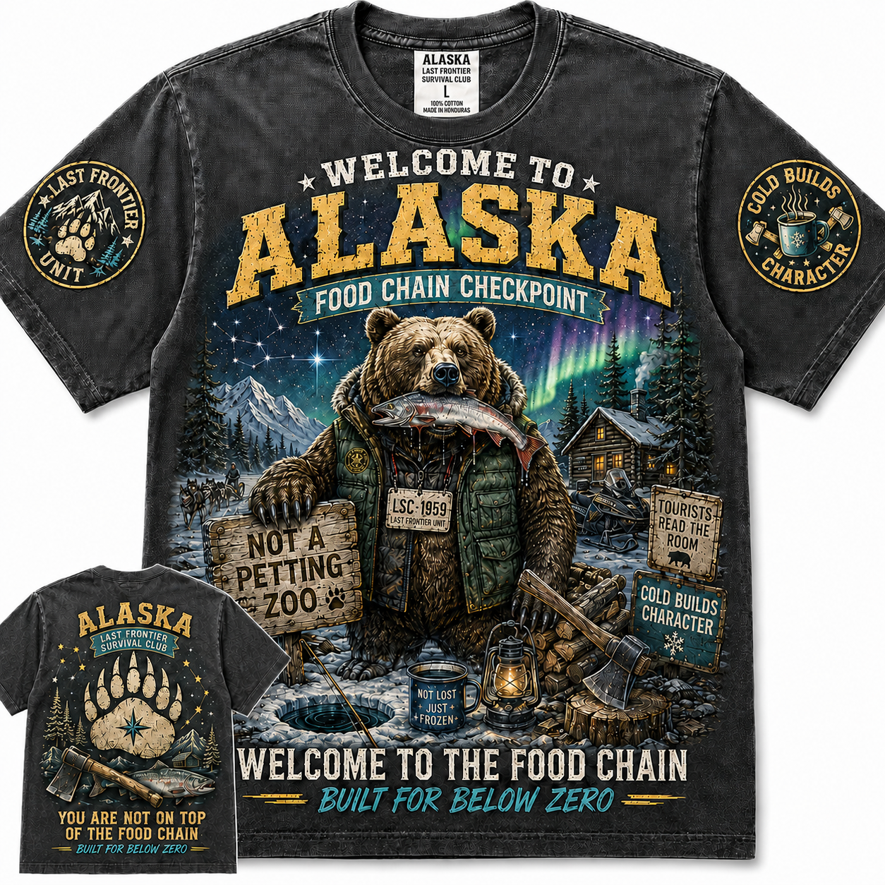 Alaska Food Chain Polar Bear T-Shirt