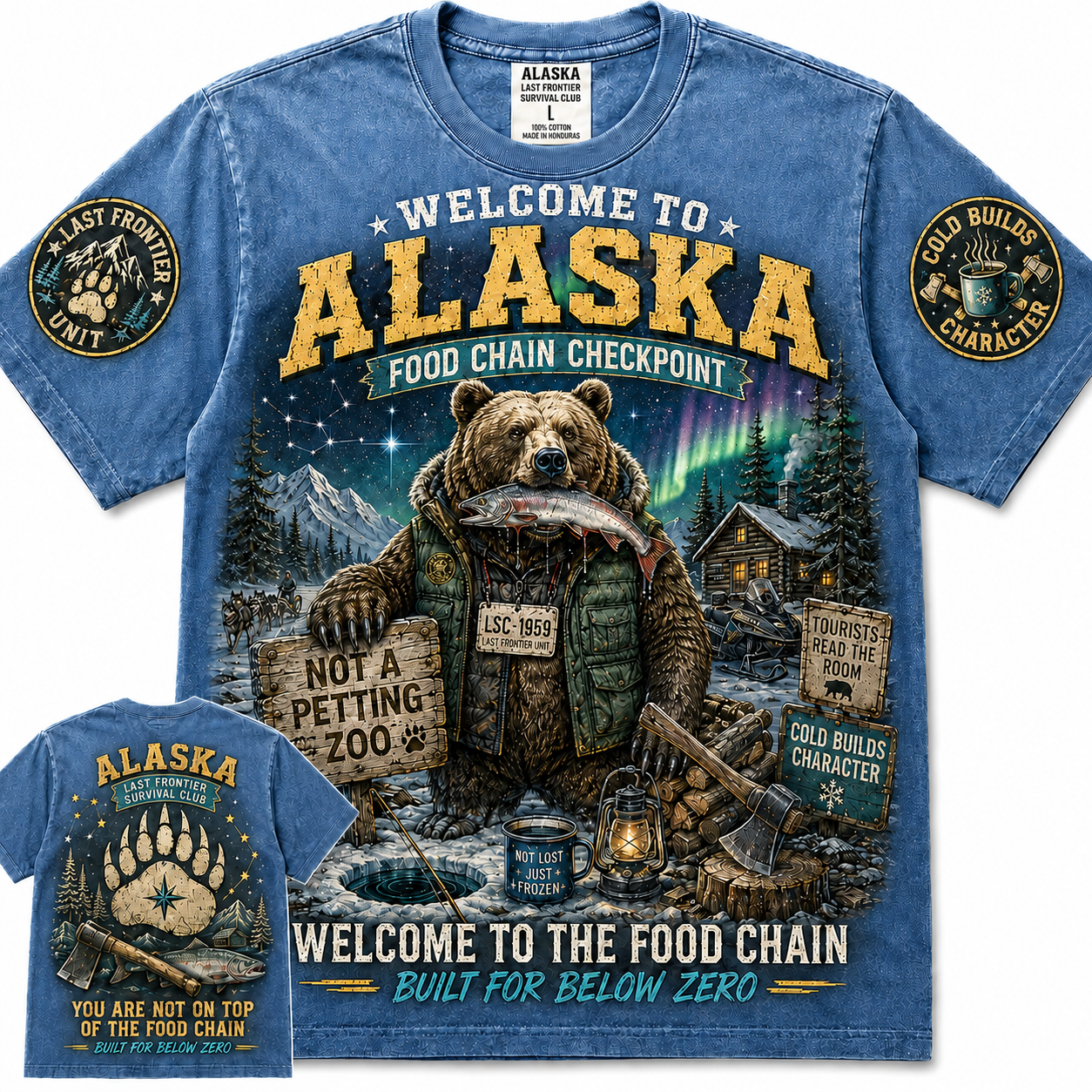 Alaska Food Chain Polar Bear T-Shirt