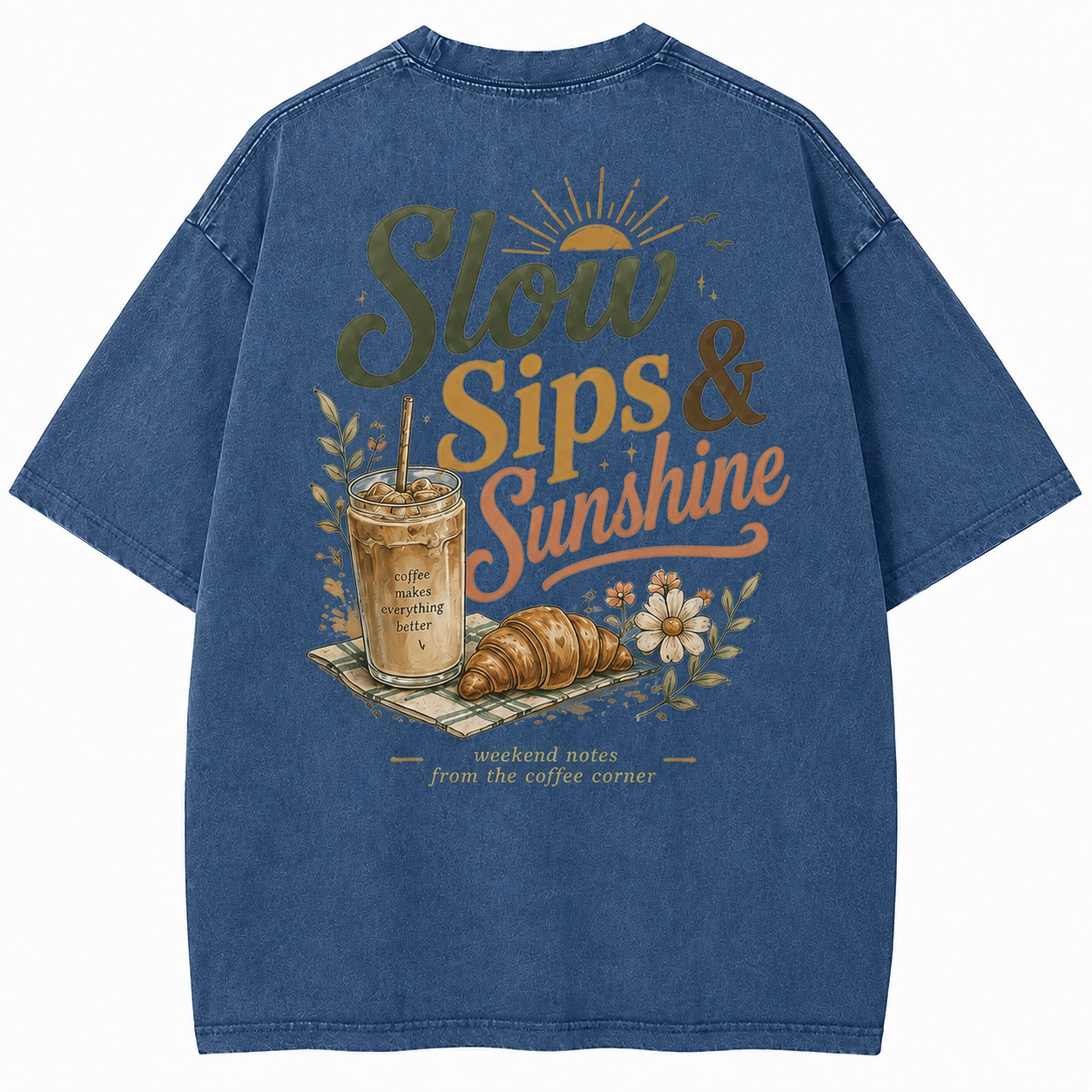Slow Sips Sunshine Coffee Tee