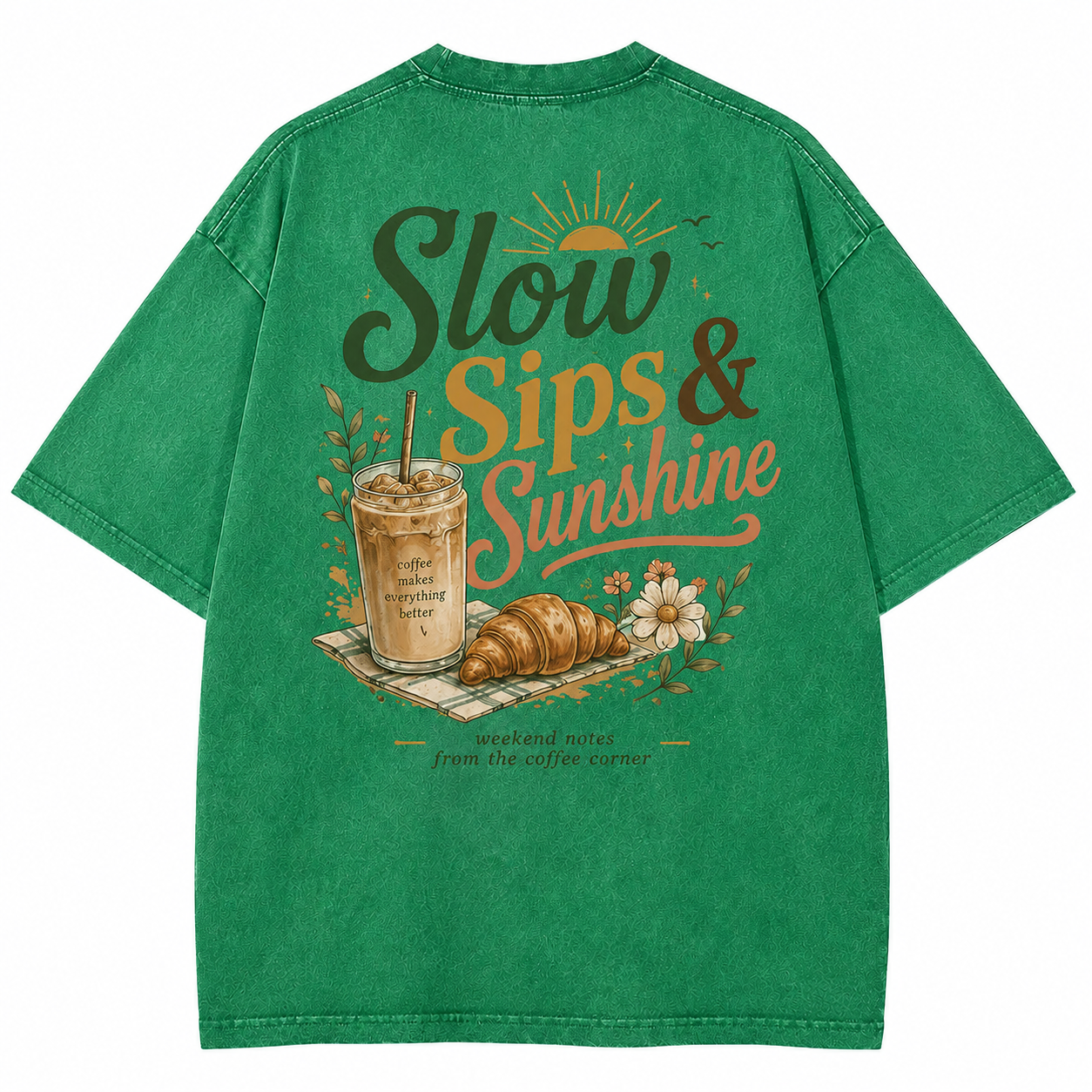 Slow Sips Sunshine Coffee Tee