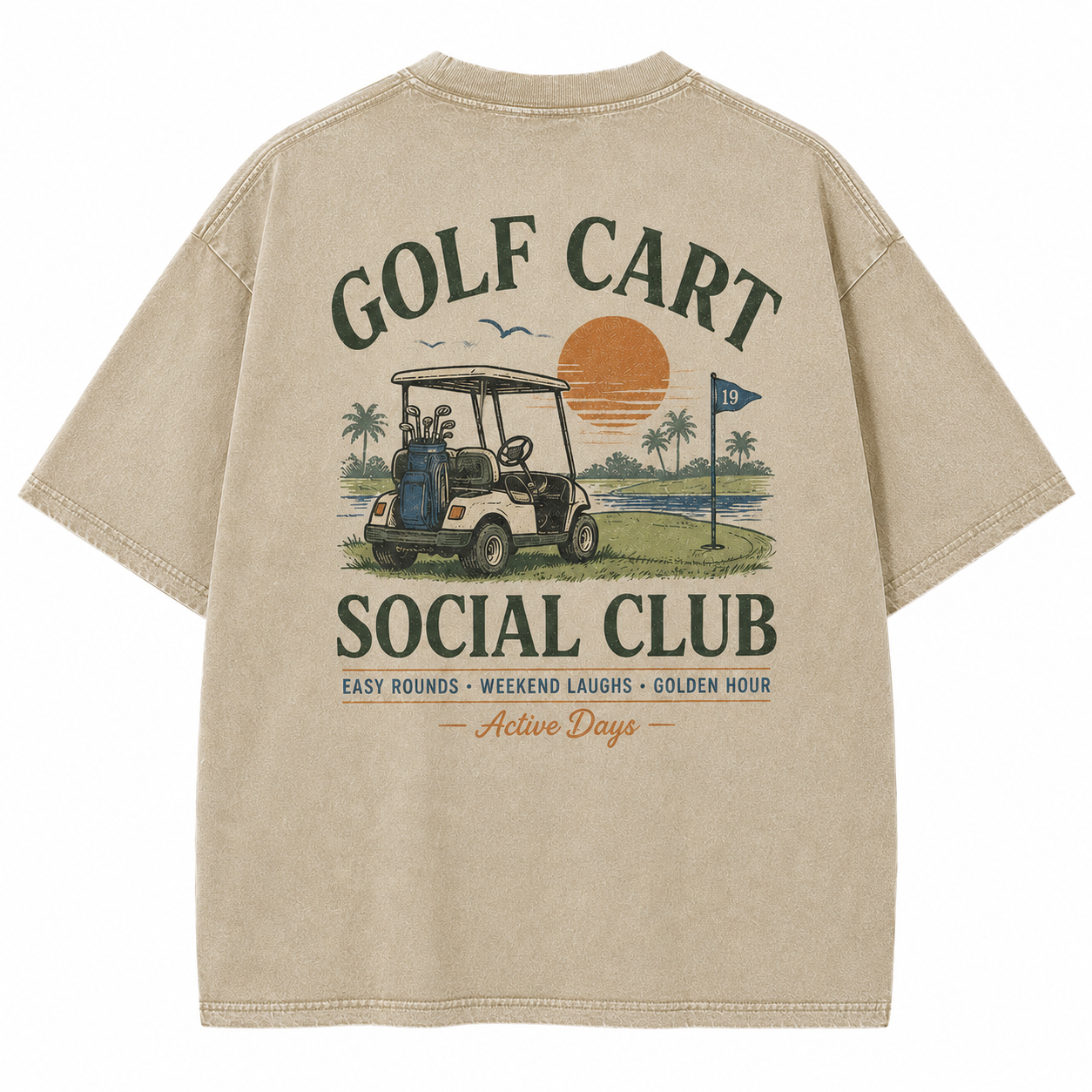 Golf Cart Social Club Tee
