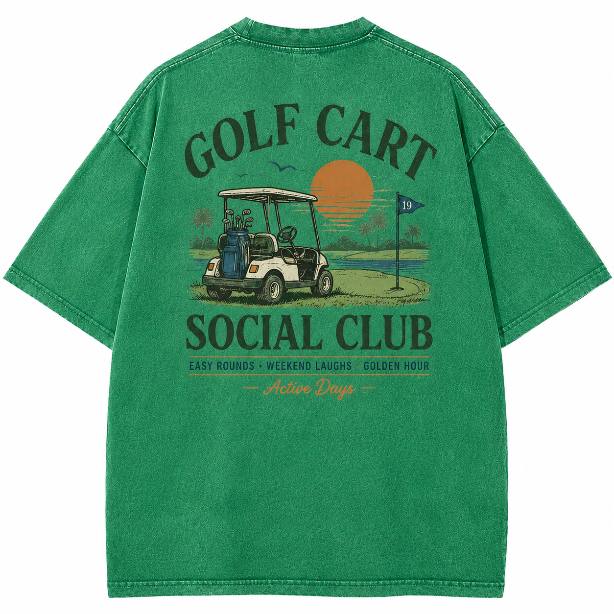 Golf Cart Social Club Tee