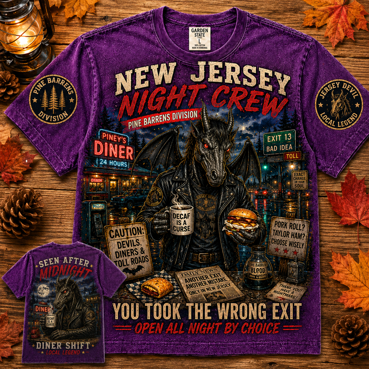 New Jersey Night Crew Wrong Exit T-Shirt