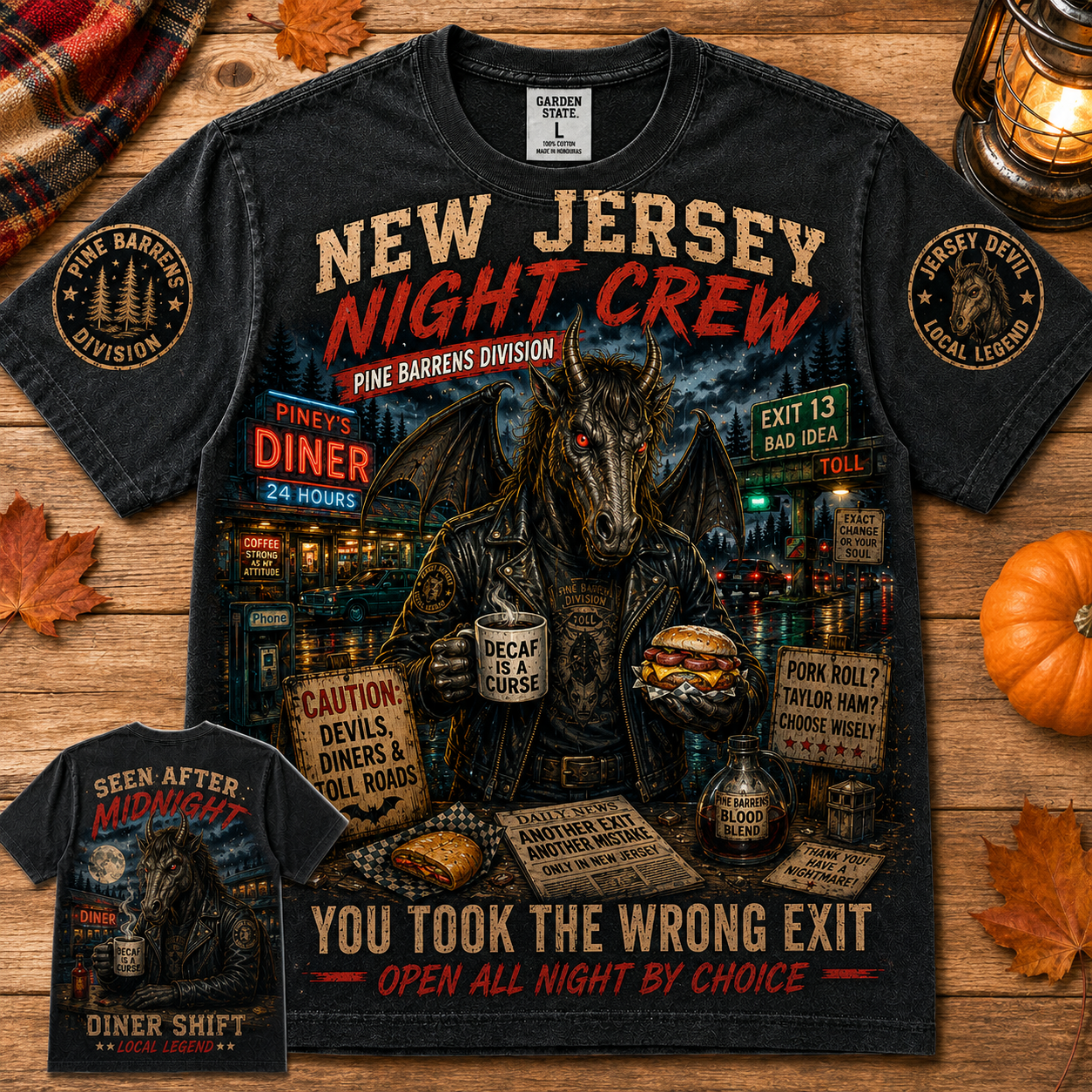 New Jersey Night Crew Wrong Exit T-Shirt