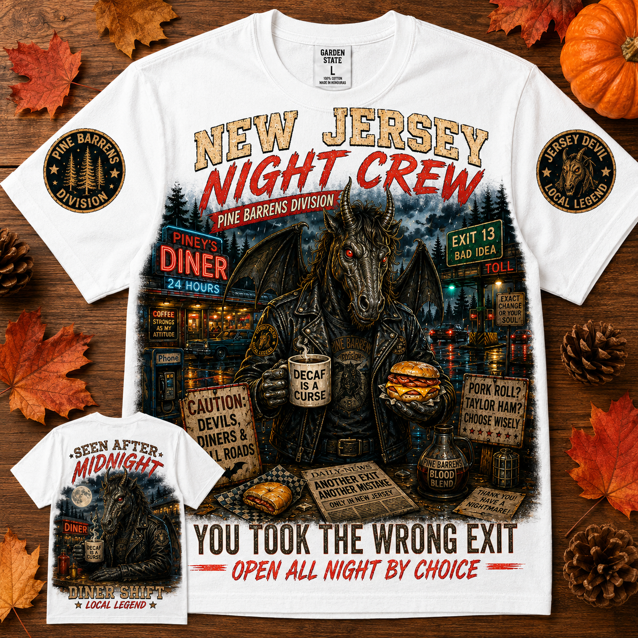 New Jersey Night Crew Wrong Exit T-Shirt