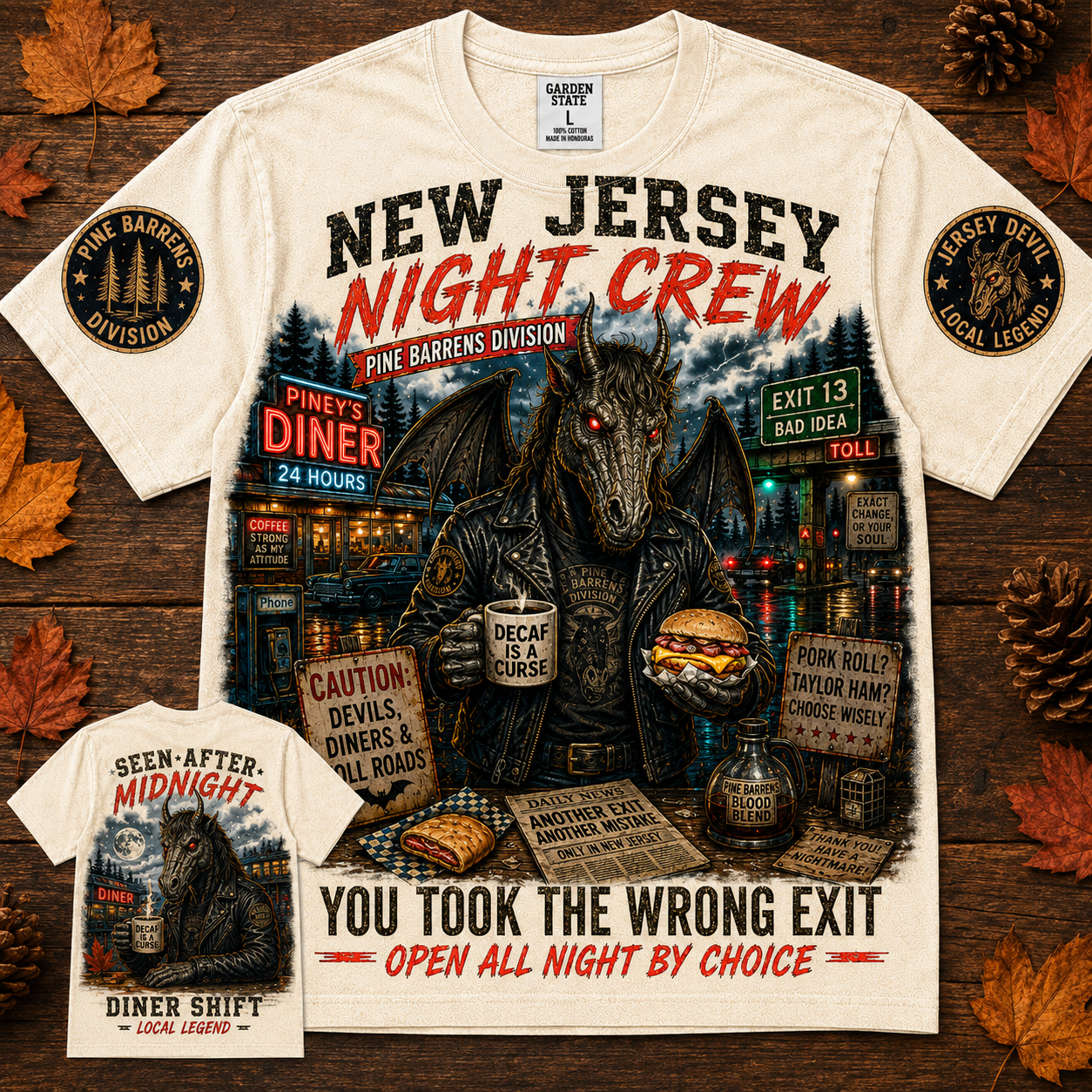 New Jersey Night Crew Wrong Exit T-Shirt