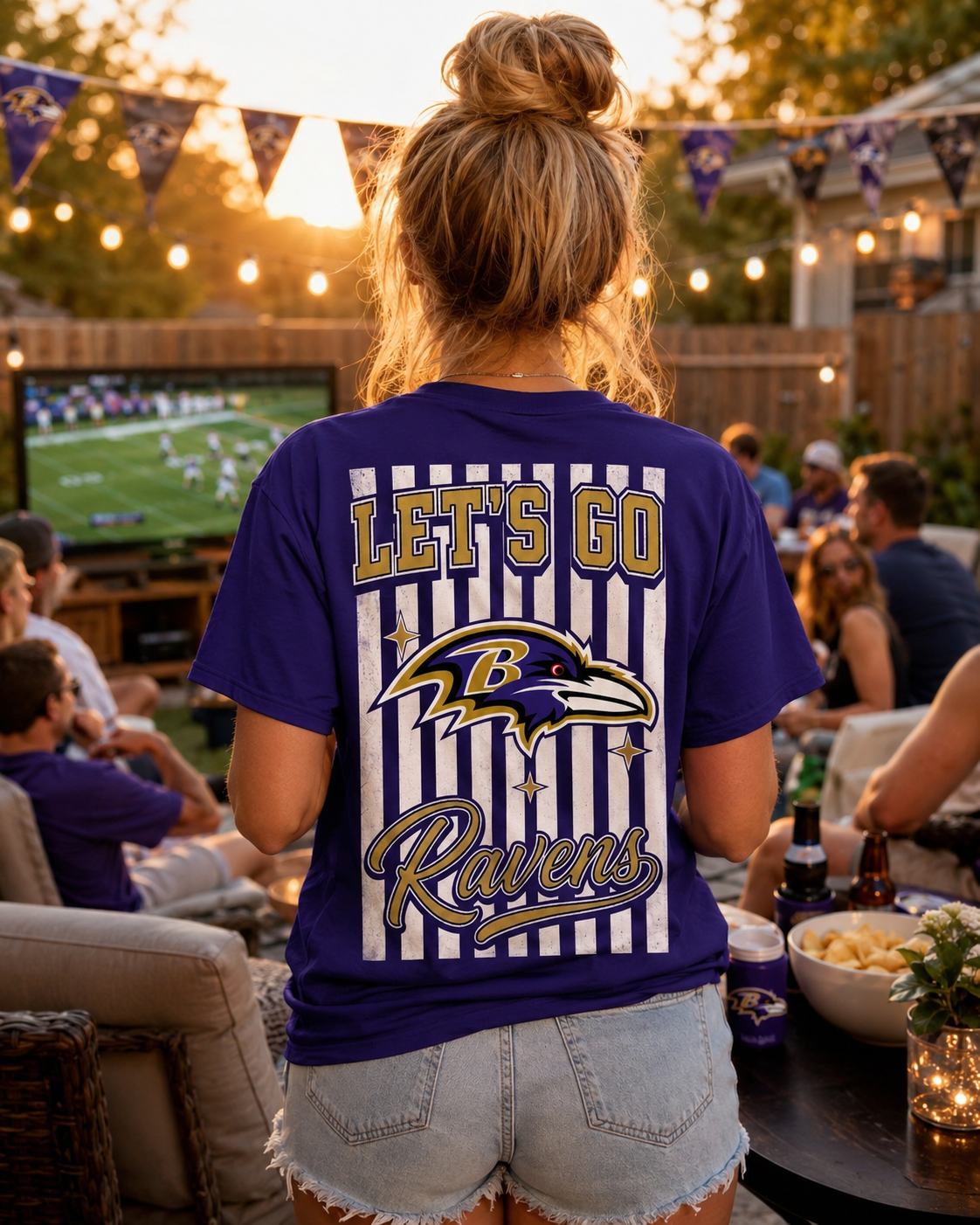 Baltimore Ravens | Premium NFL Victory Stripe 3D Shirt NY