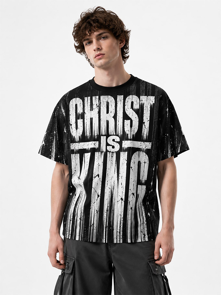 Crown Statement Eco Oversized Graphic Tees · GRS Certified