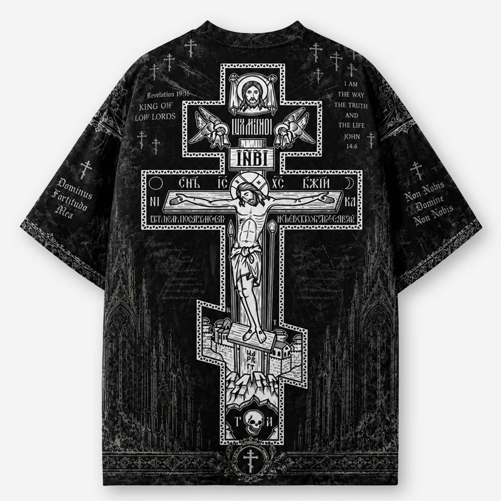 Ornate Relic Eco Oversized Graphic Tees · GRS Certified