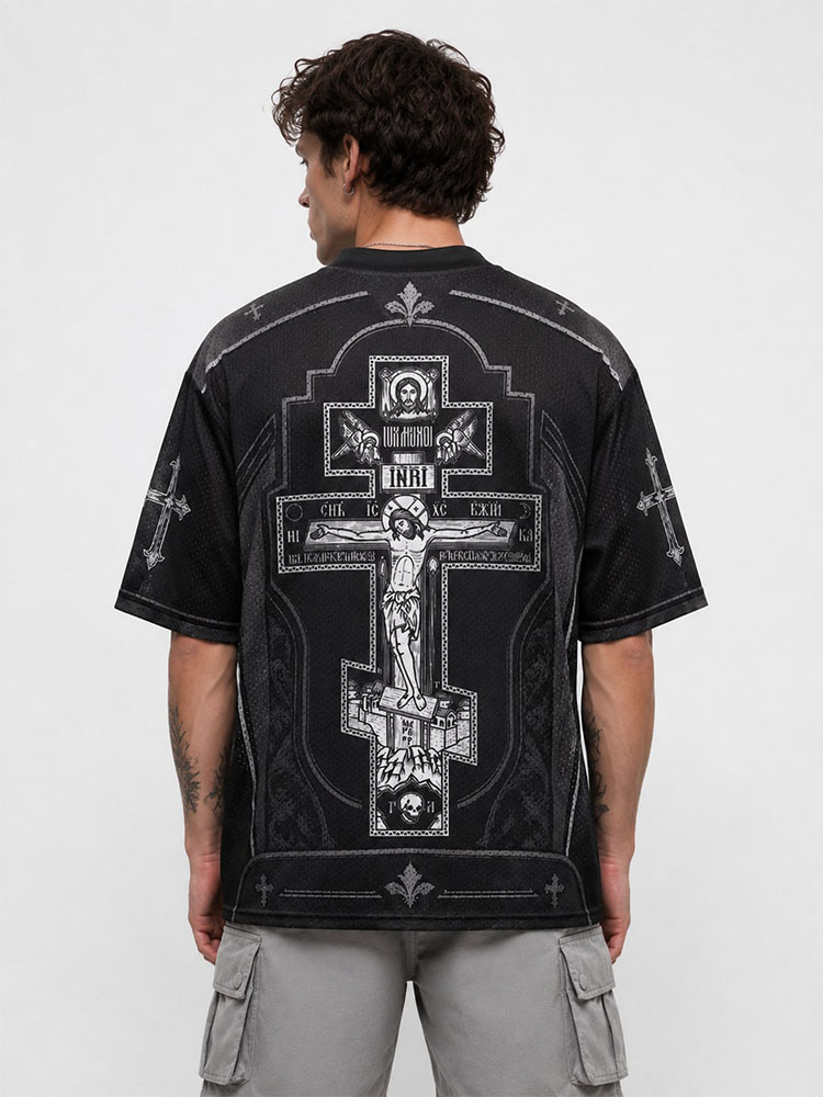 Ornate Relic Graphic Mesh Jersey