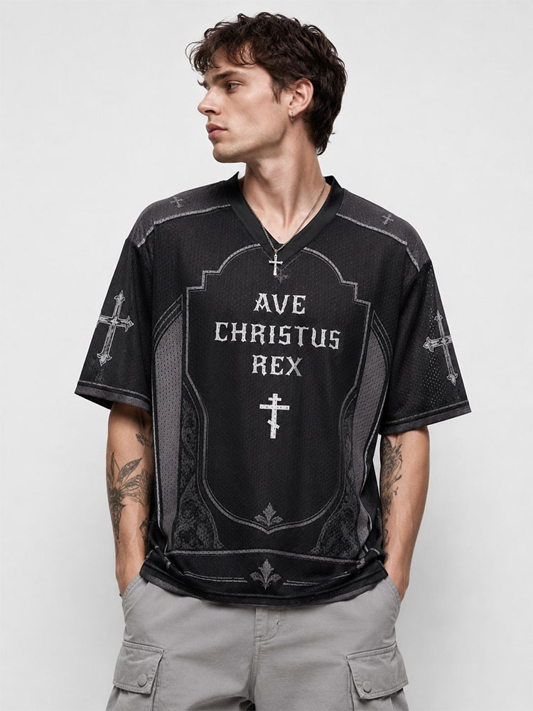 Ornate Relic Graphic Mesh Jersey