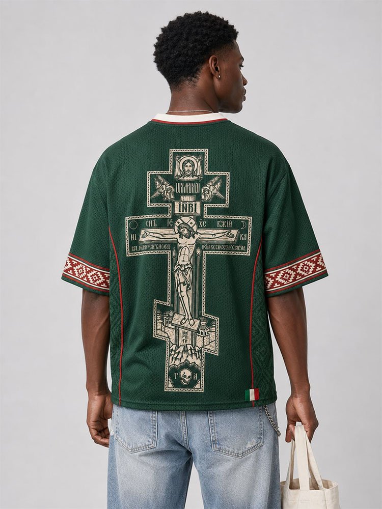 Ornate Relic Graphic Mesh Jersey