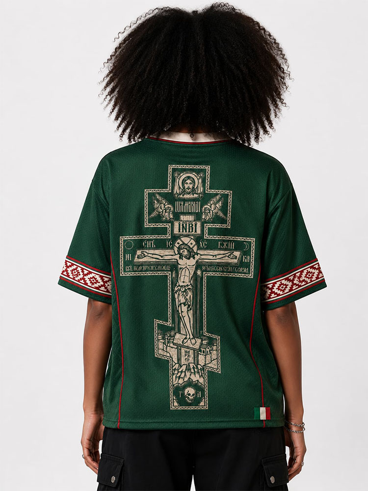 Ornate Relic Graphic Mesh Jersey
