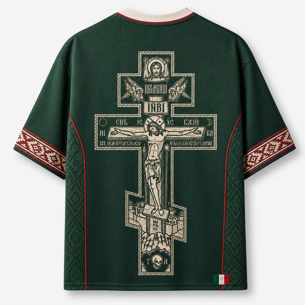 Ornate Relic Graphic Mesh Jersey