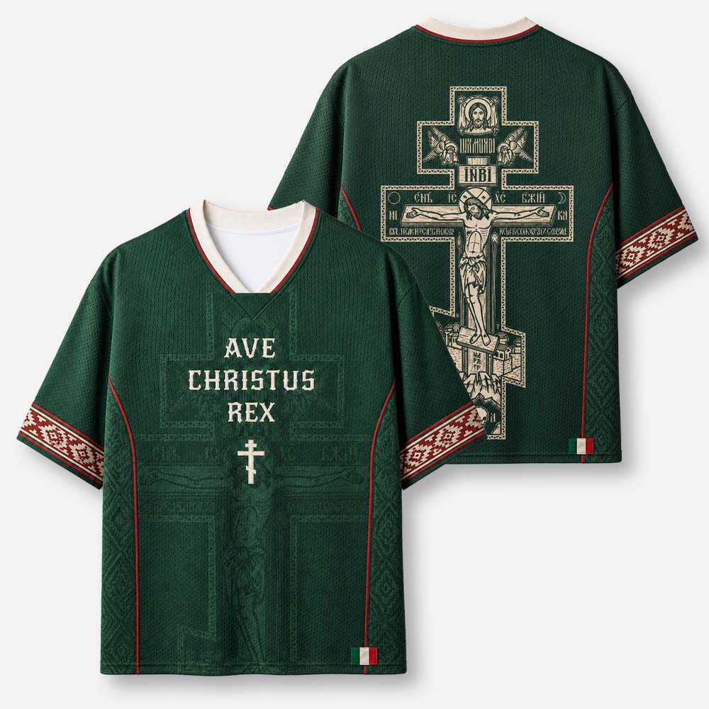 Ornate Relic Graphic Mesh Jersey