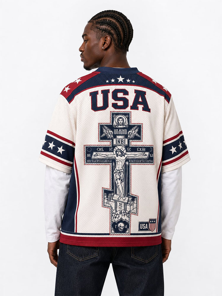Ornate Relic Graphic Mesh Jersey