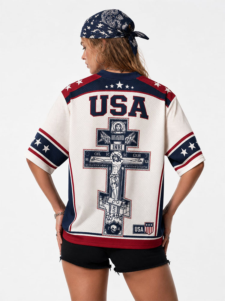 Ornate Relic Graphic Mesh Jersey
