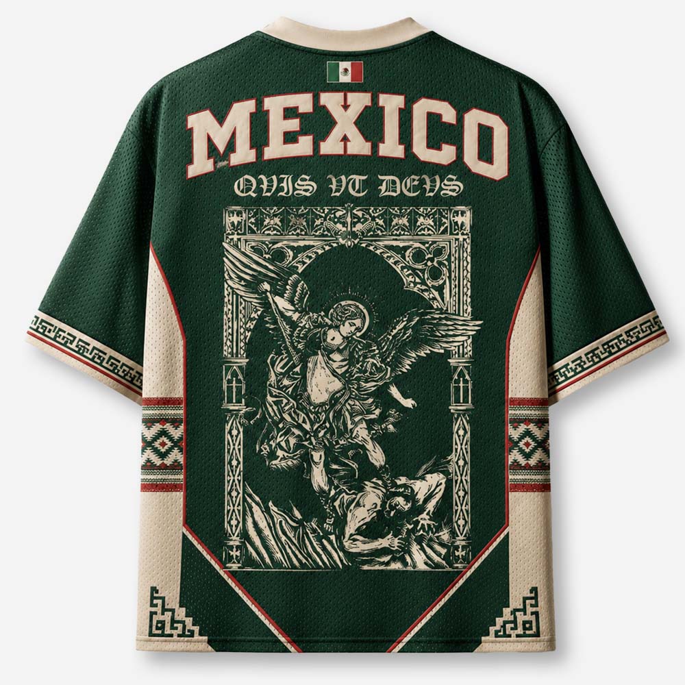 Angel Graphic Graphic Mesh Jersey