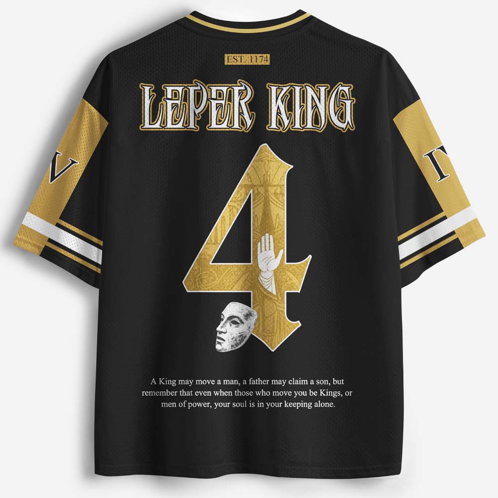 Masked Knight Graphic Mesh Jersey