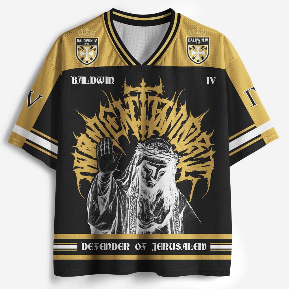 Masked Knight Graphic Mesh Jersey