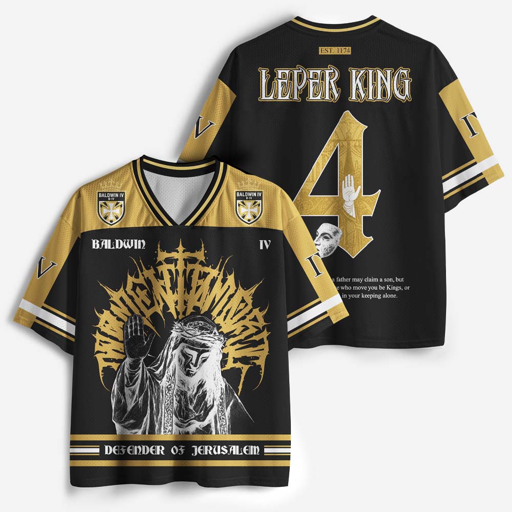 Masked Knight Graphic Mesh Jersey