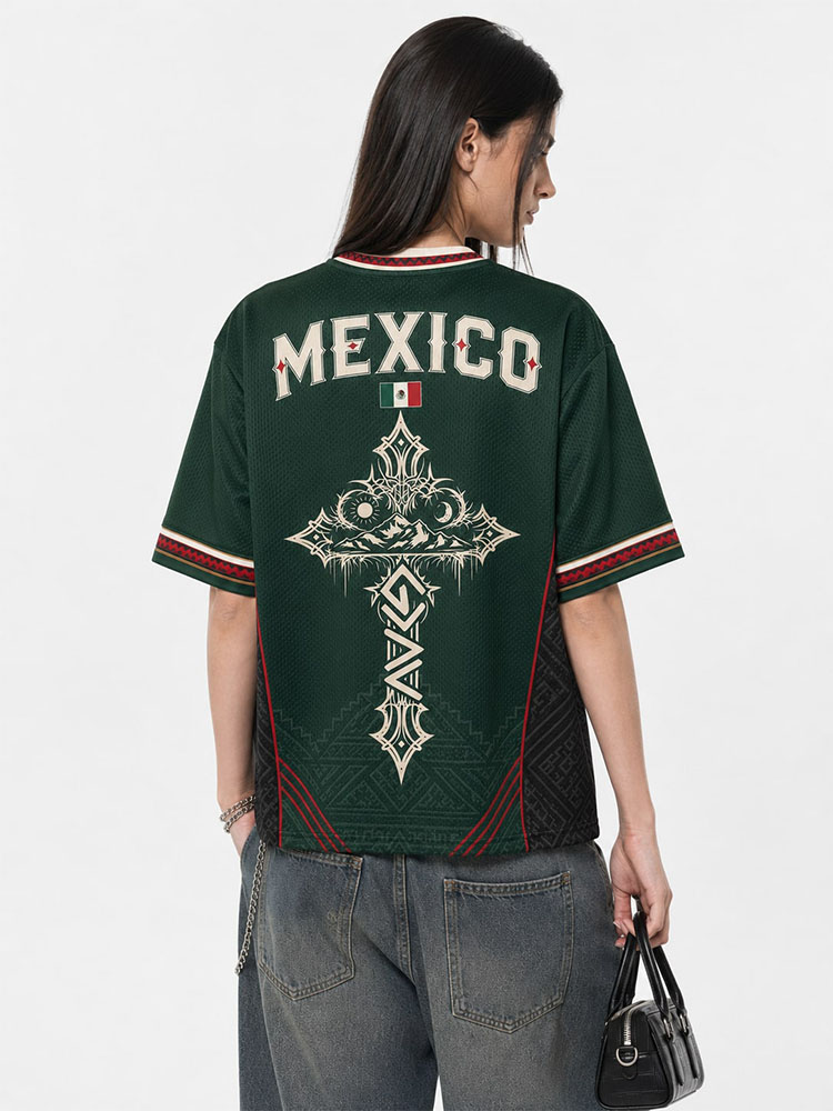 Mountain Crest Graphic Mesh Jersey